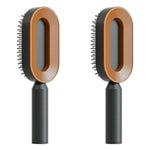 Self Cleaning Hair Brush For Women key Massage Scalp - EX-STOCK CANADA