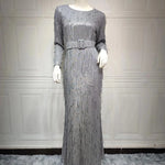 Sequin Tassels Slim-fit Dress Arab Dress - EX-STOCK CANADA