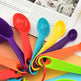 Set Of 6 Measuring Spoons And 6 Cups MultiColor Durable Plastic Kitchen Tools - EX-STOCK CANADA