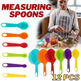 Set Of 6 Measuring Spoons And 6 Cups MultiColor Durable Plastic Kitchen Tools - EX-STOCK CANADA