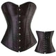 Sexy Bustier Lace up Boned Top Corset Waist Shaper - EX-STOCK CANADA