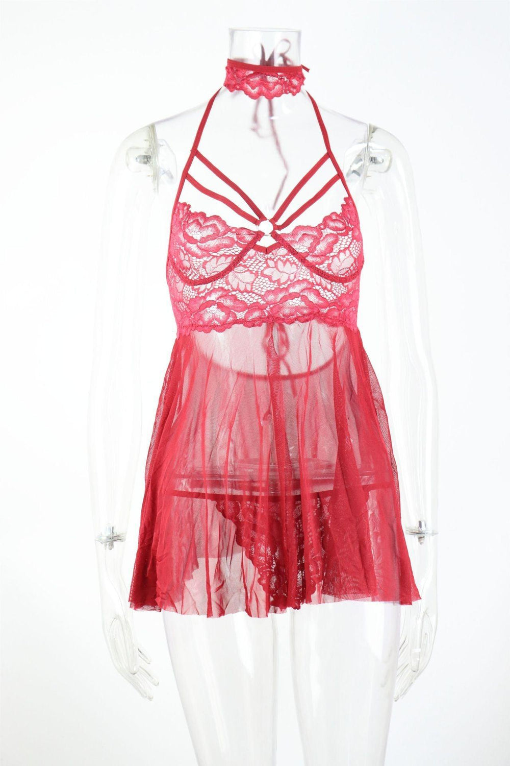 Sexy Lingerie New Strap Nightdress - EX-STOCK CANADA