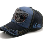 Shark Denim Cap Hip Hop Outdoor Snapback Baseball Caps - EX-STOCK CANADA