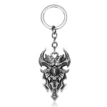 Sheep's Head Shield Keychain Pendant Keychain Jewelry - EX-STOCK CANADA