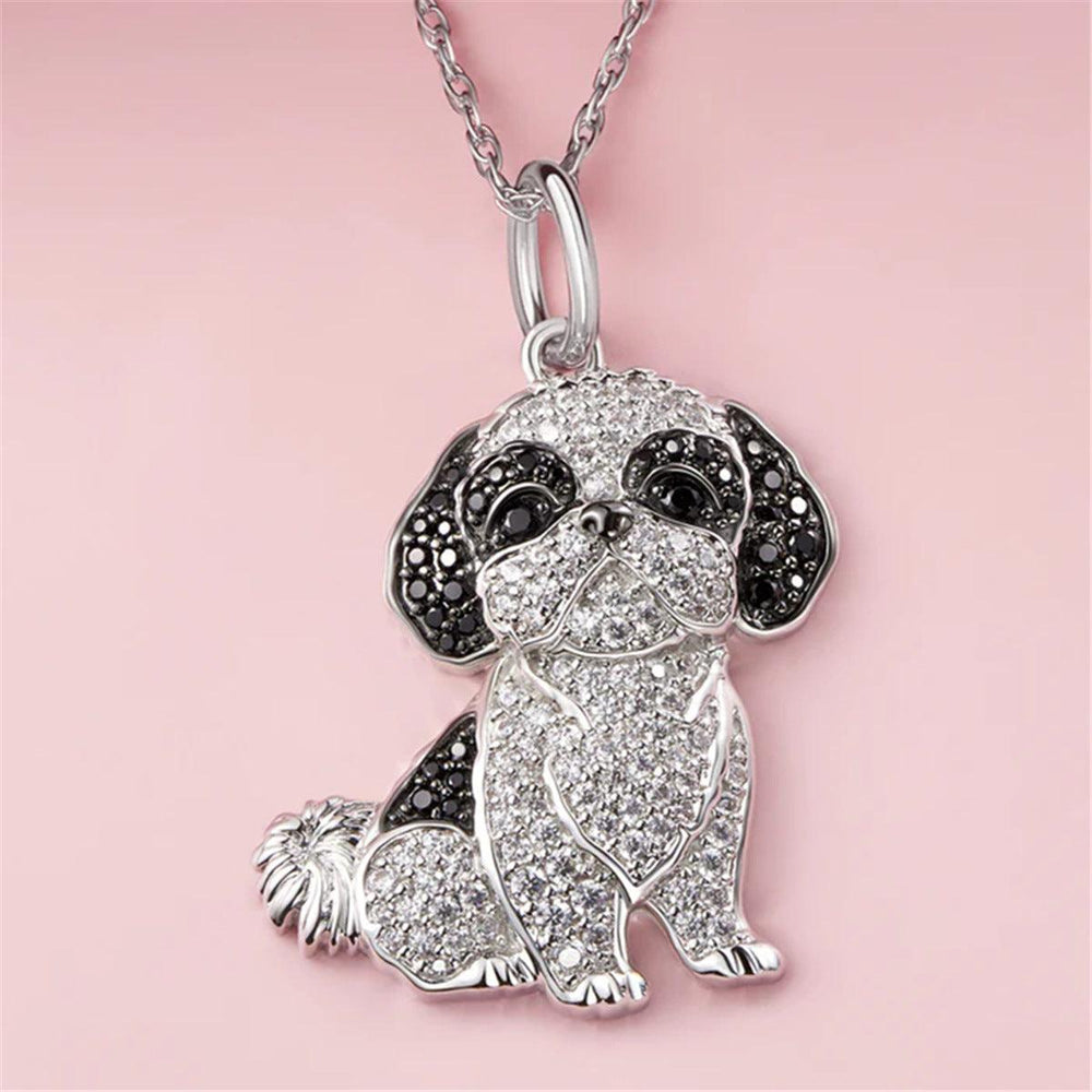 Shih Tzu Pendant Zinc Alloy Die Casting Puppy Necklace - EX-STOCK CANADA