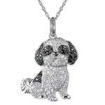 Shih Tzu Pendant Zinc Alloy Die Casting Puppy Necklace - EX-STOCK CANADA