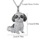 Shih Tzu Pendant Zinc Alloy Die Casting Puppy Necklace - EX-STOCK CANADA