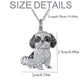 Shih Tzu Pendant Zinc Alloy Die Casting Puppy Necklace - EX-STOCK CANADA