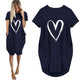 Short Sleeve Dress Valentine's Day Heart Print - EX-STOCK CANADA