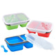 Silicone folding lunch box - EX-STOCK CANADA