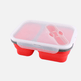 Silicone folding lunch box - EX-STOCK CANADA