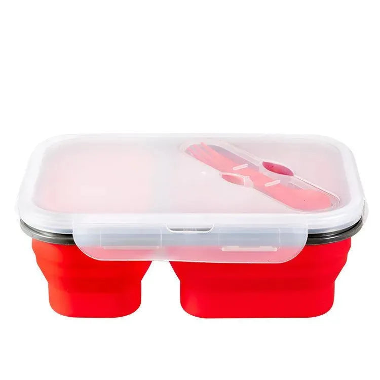 Silicone folding lunch box - EX-STOCK CANADA