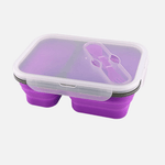 Silicone folding lunch box - EX-STOCK CANADA