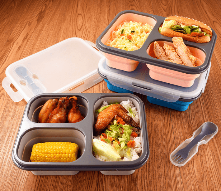 Silicone lunch box - EX-STOCK CANADA