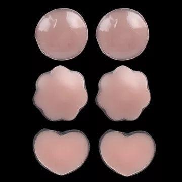 Silicone Nipple Cover Bra Pasties Pad Adhesive Reusable Breast Stickers - EX-STOCK CANADA
