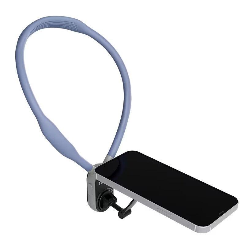 Silicone Phone Magnetic Neck Mount Quick Release Hold For Phone Magsafe Magnetic Suction Cell Phone Neck Hanging Bracket - EX-STOCK CANADA
