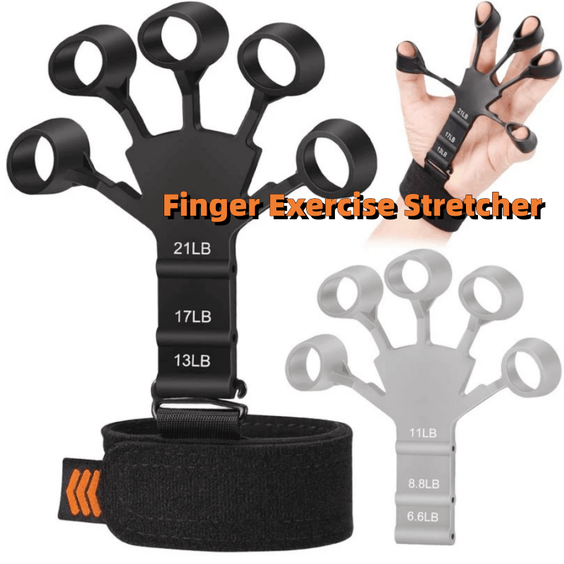 Silicone Strength Trainer Finger Resistance Belt Stretcher - EX-STOCK CANADA