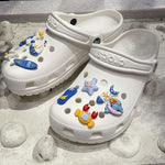 Simple Cartoon Ocean Clogs Accessories - EX-STOCK CANADA