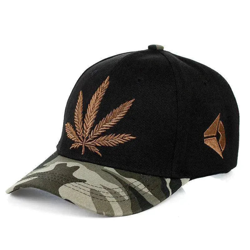 Simple Green Maple Leaf Hemp Leaf Caps Men And Women Baseball Caps Shopping - EX-STOCK CANADA