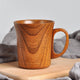 Simple Literary Retro Japanese Style Wooden Handcrafted Mug - EX-STOCK CANADA