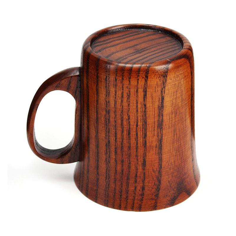 Simple Literary Retro Japanese Style Wooden Handcrafted Mug - EX-STOCK CANADA