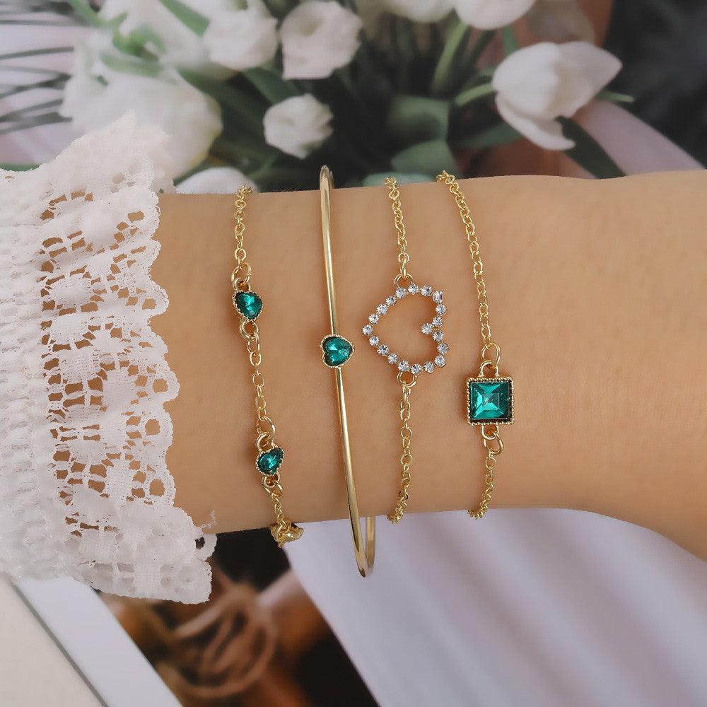 Simple Metal Multi-layer Bracelet Six-piece Set - EX-STOCK CANADA