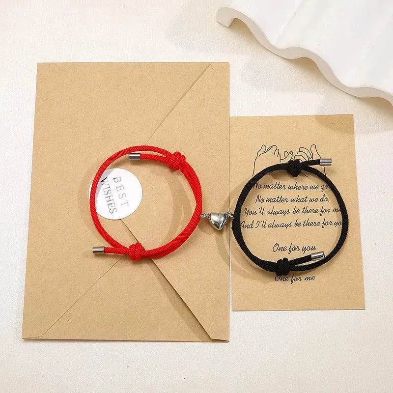 Simple Nylon Love Magnetic Bracelet - EX-STOCK CANADA