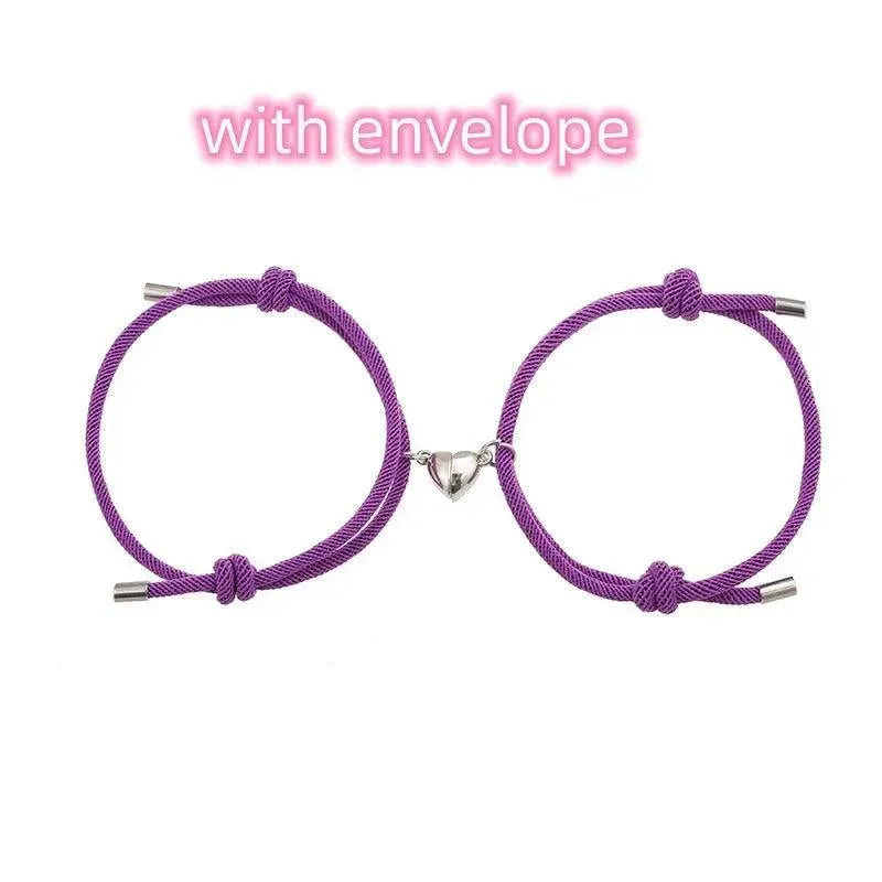 Simple Nylon Love Magnetic Bracelet - EX-STOCK CANADA