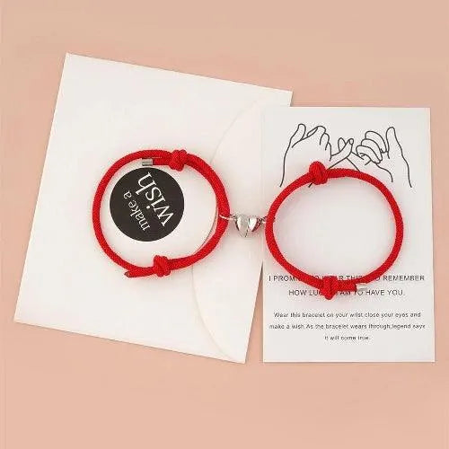 Simple Nylon Love Magnetic Bracelet - EX-STOCK CANADA