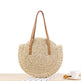 Simple Round Shoulder Bag Straw Handbag Summer Beach Bags - EX-STOCK CANADA