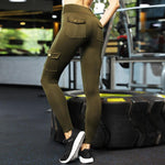 Skinny slim high elastic gym pants - EX-STOCK CANADA