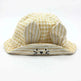 Small Fine Grid Love Rabbit Ears Basin Fisherman Baby Hat - EX-STOCK CANADA