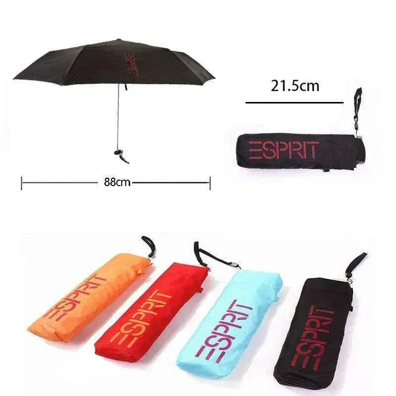 Small Foldable Pencil Umbrella - Sun & Rain Gear - EX-STOCK CANADA