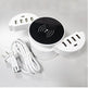 Smart Phone Multi-port Wireless Circular Charger - EX-STOCK CANADA