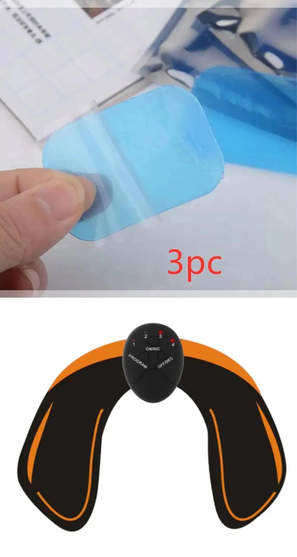 Smart rechargeable abdominal/ Muscle simulation patch - EX-STOCK CANADA