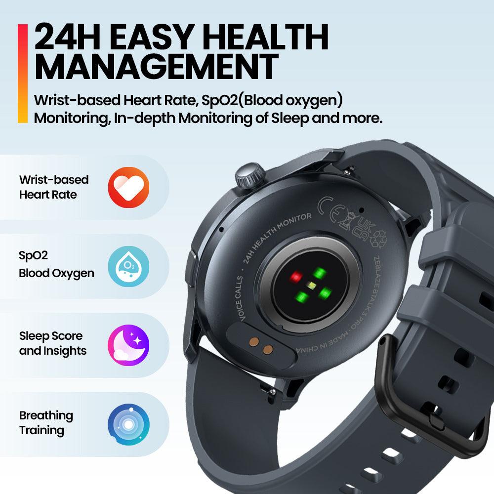 Smart Watch Display Screen Bluetooth Calling Health Fitness Tracking - EX-STOCK CANADA