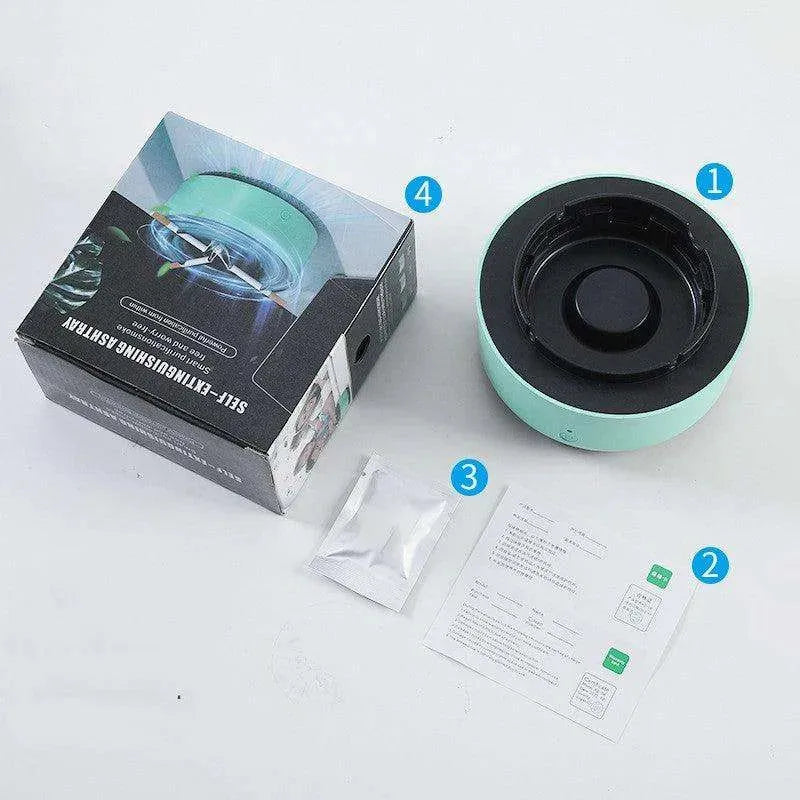 Smoke Removal Air Purification Ashtray Anion Purification Practical Automatic Purifier Ashtray Portable Gadgets For Car Ashtray - EX-STOCK CANADA