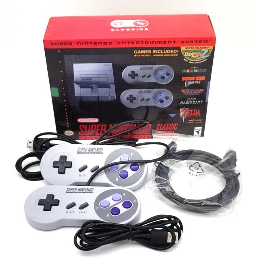 SNES Game Console 16 Bit MINI Game Console Replica - EX-STOCK CANADA