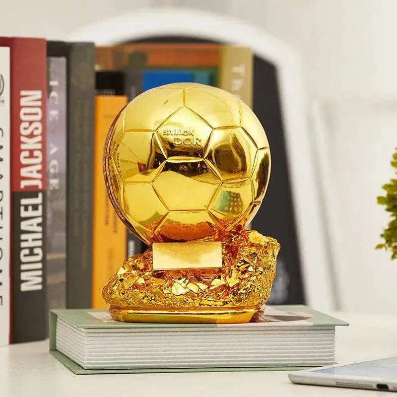 Soccer Player Award Soccer Golden Ball Trophy Model Customize - EX-STOCK CANADA