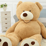 Soft Leather Shell Giant Teddy Bear Plush Toy - EX-STOCK CANADA