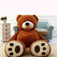 Soft Leather Shell Giant Teddy Bear Plush Toy - EX-STOCK CANADA