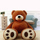 Soft Leather Shell Giant Teddy Bear Plush Toy - EX-STOCK CANADA