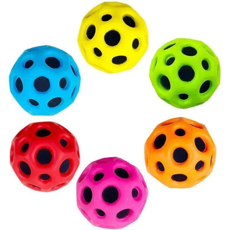 Soft Moon Shape Bouncy Ball for Kids: Anti-fall, Indoor/Outdoor Toy - EX-STOCK CANADA