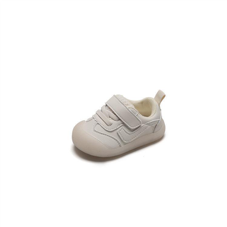 Solid Color Boys And Girls Toddler Soft Bottom Kids White Shoes - EX-STOCK CANADA