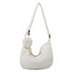 South Korea Ins Girl's Fashionable Cloud Puff Flower Shoulder Bag - EX-STOCK CANADA