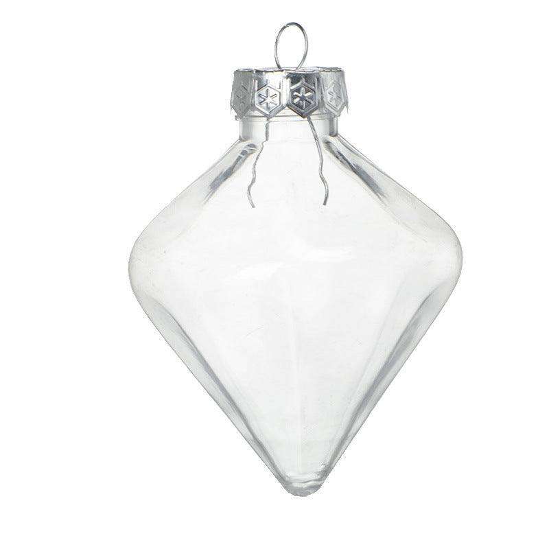 Special shaped Transparent Christmas Plastic Ball Bulb Modeling Props - EX-STOCK CANADA