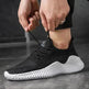 Sports mesh shoes, men's shoes, men's white shoes - EX-STOCK CANADA