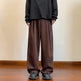 Sports Pants Male Straight Wide Leg Striped Casual Trousers - EX-STOCK CANADA