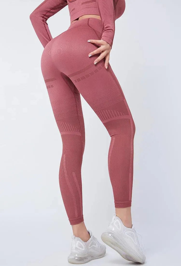 Sports yoga gym pants high waist - EX-STOCK CANADA