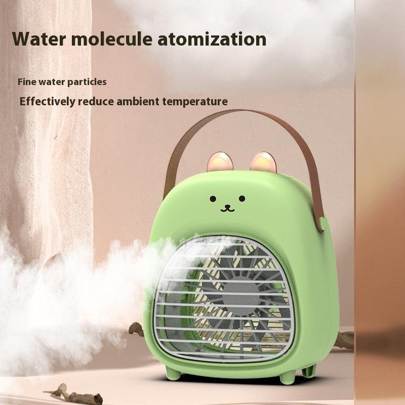 Spray Fan Humidification Cooling USB Portable Mute Desktop Fan - EX-STOCK CANADA